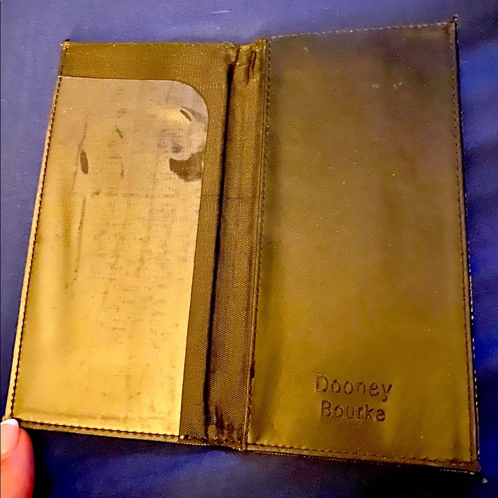 Dooney & Burke check book cover